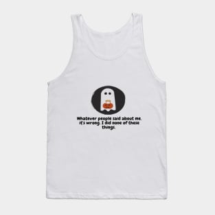 Ghosts Are Innocent! Tank Top